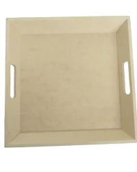 Wooden Tray Square Angled