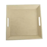 Wooden Tray Square Angled