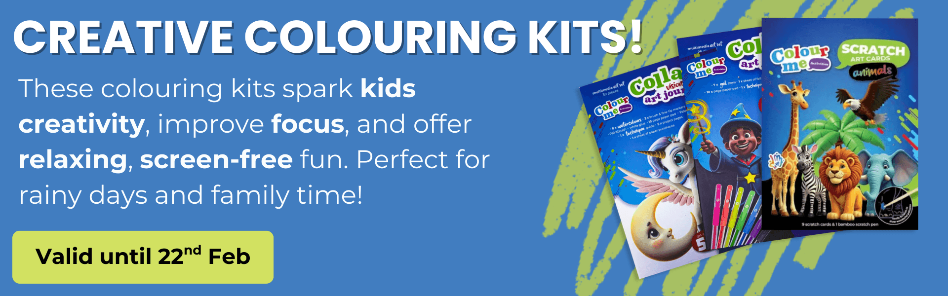 Banner Colour Me Creative Colouring Kits