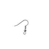 Earring Hooks Silver - 10pce