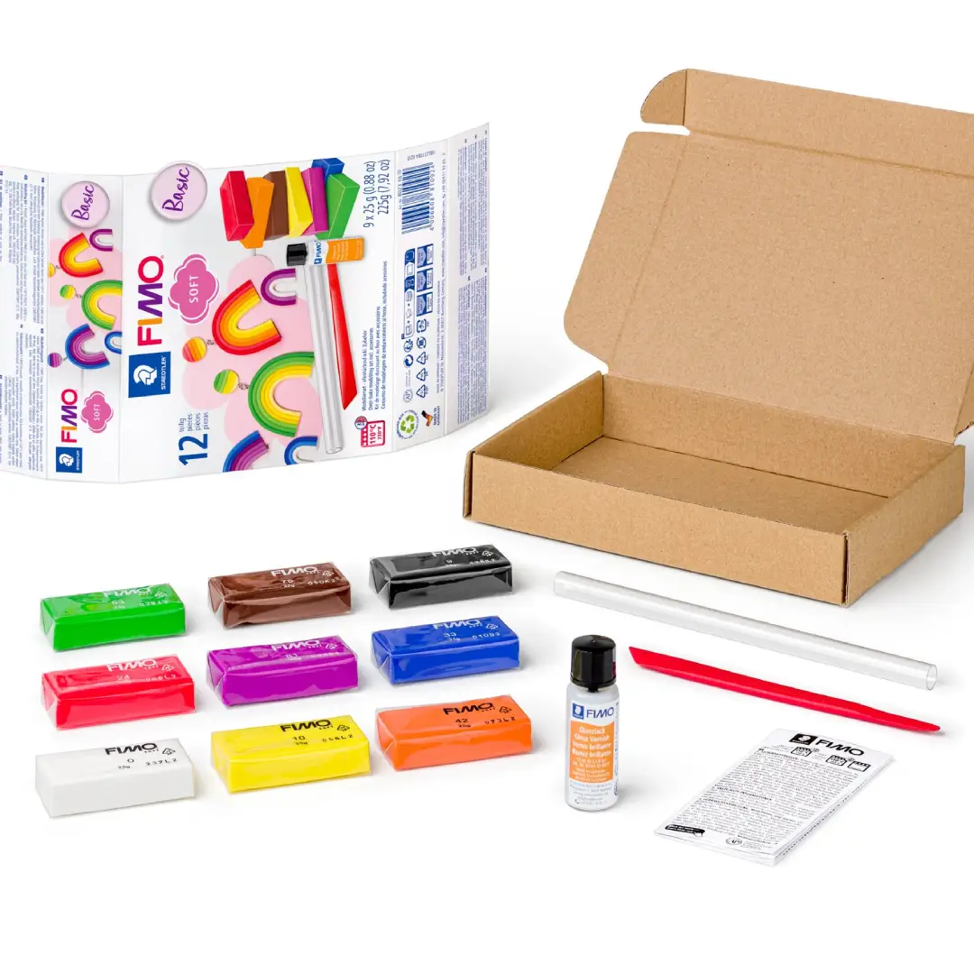 FIMO Soft Polymer Clay Kit - Basic