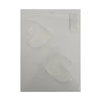 Hearts 70x70x22mm PVC – Soap Mould