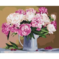 Paint by Numbers – Peonies Still-Life