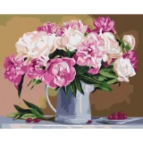 Paint by Numbers - Peonies Still-Life