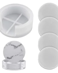 Silicone Coaster Mould – Coasters & Holder