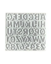 Silicone Keychain Mould – Alphabet