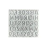 Silicone Keychain Mould – Alphabet