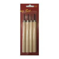 Wood Carving Set – 4 Piece