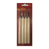 Wood Carving Set - 4 Piece