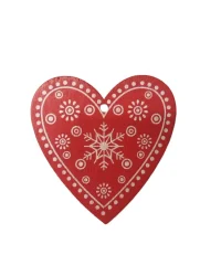 Wood Embellishments – Xmas Hearts
