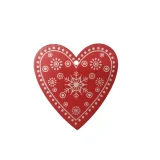 Wood Embellishments - Xmas Hearts