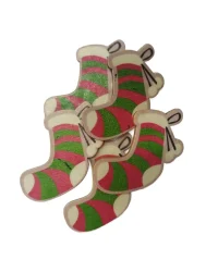 Wood Embellishments – Xmas Socks