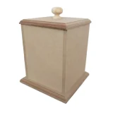 Wooden Canister with Lid - Small