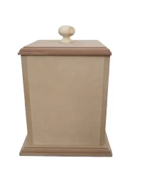 Wooden Canister with Lid – Small