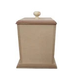 Wooden Canister with Lid - Small