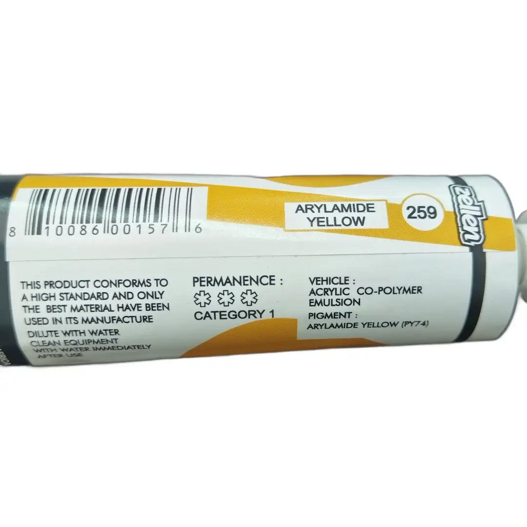 Zelcryl Acrylic Paints 100ml - Arylamide Yellow