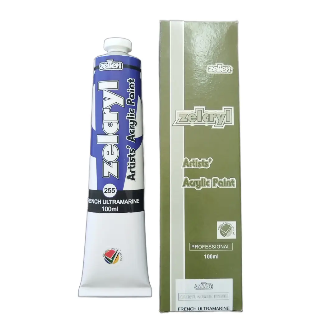 Zelcryl Acrylic Paints 100ml - French Ultramarine