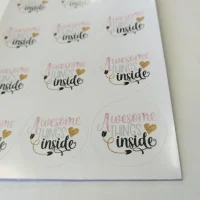 Awesome Things Inside Stickers – 12 Pieces