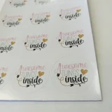 Awesome Things Inside Stickers - 12 Pieces