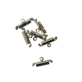 Clasp Silver 10mm - 6 Pieces