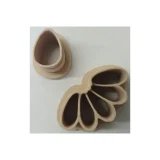 Clay Cutter - Droplet with Flower EC273