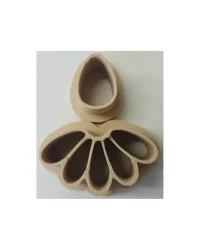 Clay Cutter – Droplet with Flower EC273