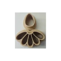 Clay Cutter – Droplet with Flower EC273