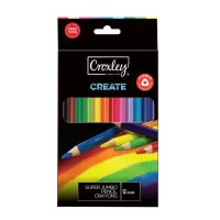 Croxley Super Jumbo Pencil Crayons – 12