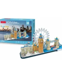 CubicFun 3D Puzzle – London City Line (107pce)