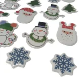 Festive Puffy Foam Stickers