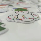Festive Puffy Foam Stickers