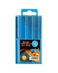 HSS Twist Drill Bits 0.3-1.6mm – 20 Pieces