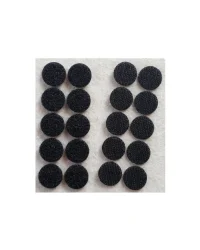 Hook & Loop Dots Self-Adhesive 20mm – Black