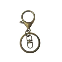 Lobster Clasp Keychain Antique Bronze – 4pc