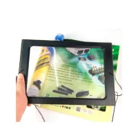 Magnifier on Stand with Light – A4