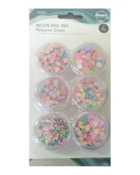 Mix-in Polymer Clay Inserts