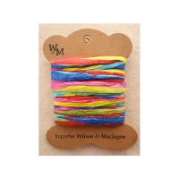 Raffia Multicolour on Card – 5m