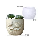 Silicone Planter Mould - Bird & Flower