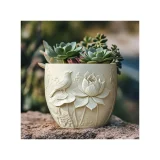 Silicone Planter Mould - Bird & Flower