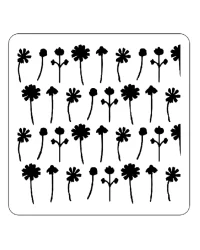 Stencil – Flowers 15cm