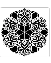 Stencil – Mandala 9 20cm