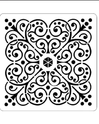 Stencil – Tile 1 20cm