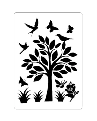 Stencil – Tree A4