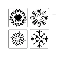 Stencils – Mini Set Flowers 3