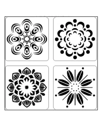 Stencils – Mini Set Flowers 4