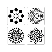 Stencils – Mini Set Flowers 7