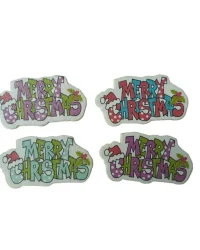 Wood Embellishments – Merry Christmas