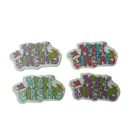 Wood Embellishments – Merry Christmas