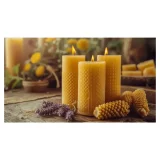 Beeswax Beads Natural - 500g