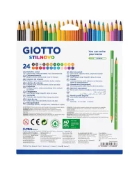 Giotto Stilnovo Colour Pencils (24pce)